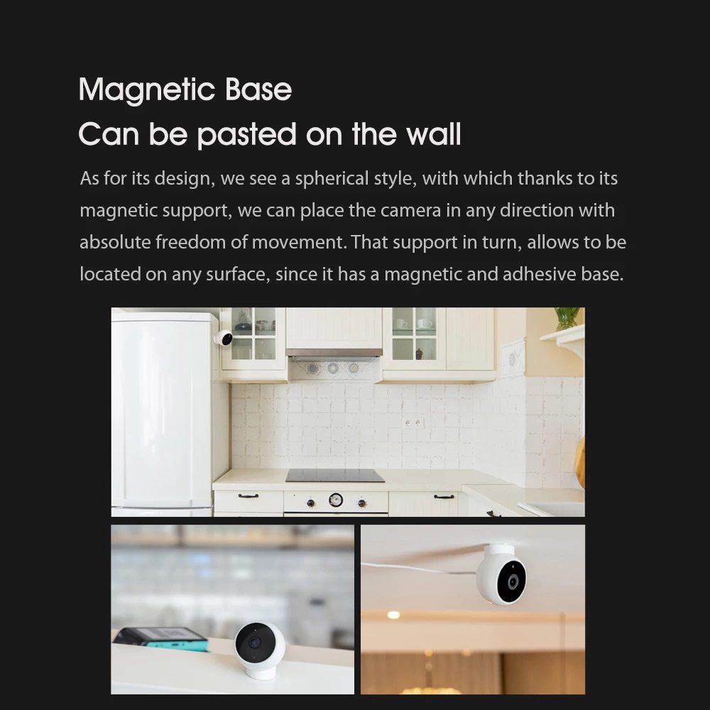 Nadzorna kamera Xiaomi Mi Home Magnetna Pritrditev